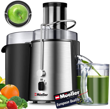 Juicer Ultra 1100W Power, Easy Clean Extractor Press Centrifugal Juicing Machine