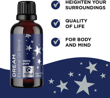 Essential Oils Aromatherapy Sleep Aid - Pure Ylang Ylang Chamomile Sage and Lavender