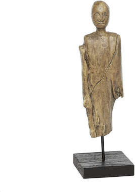 Venus Williams Brown Wood Sculpture