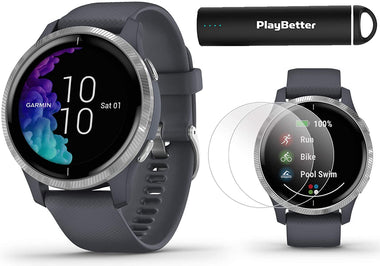 Garmin Venu Fitness GPS Smartwatch Gift Box Bundle