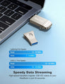 iPhone Flash Drive 3 in 1, HooToo 128GB MFi Certified Photo Stick, USB 3.1 USB C Flash