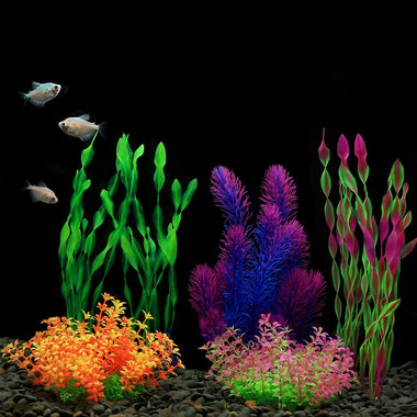 MyLifeUNIT Artificial Aquariums Plants Plastic Fish Tank