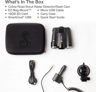 Cobra Road Scout Dash Cam and Radar Detector