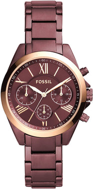 Fossil Women's Modern Courier Stainless Steel Chronograph Dress Quartz Watch