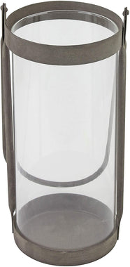 Stonebriar Industrial Glass Cylinder Candle
