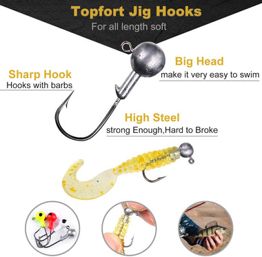 Topfort 187/230pcs Fishing Accessories Kit