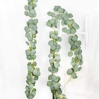 DearHouse Artificial Eucalyptus Silk Leaves