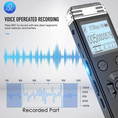 EVISTR V508 Digital Voice Recorder for Lectures Meetings