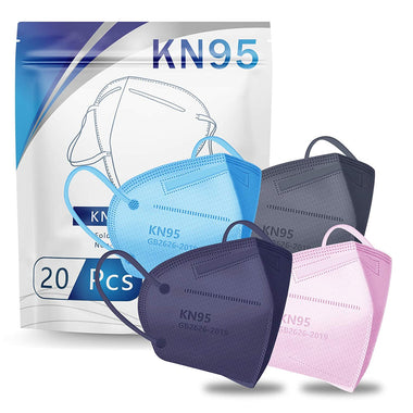 KN95 Face Mask 20 PCS, Filter Efficiency