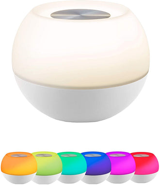 Enbrighten Color-Changing LED Table Lamp, Night Light, Touch Sensor On/Off, Dimmable