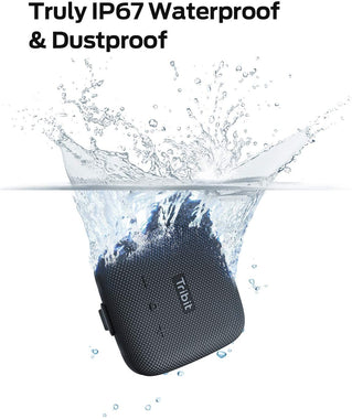 Tribit StormBox Micro Bluetooth Speaker, IP67 Waterproof & Dustproof Portable