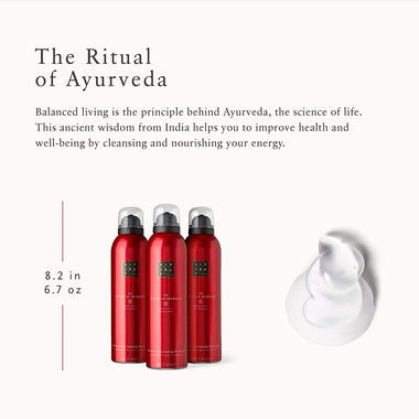 The Ritual of Ayurveda Foaming Shower Gel Trio