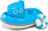 Floating Tug Boat Bath Toy - Blue Aqua Blue
