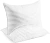 Beckham Hotel Collection Gel Pillow (2-Pack) - Luxury Plush Gel Pillow - Dust Mite Resistant