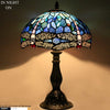 Tiffany (LED Bulb Included) Stained Glass Dragonfly Lamp