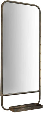 Rectangle Accent Mirror with Metal Frame