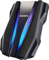 Adata HD770 External 2.5" HDD, USB3.2, 1TB,  Rugged Design, Two Light Beam
