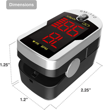 Deluxe SM-110 Two Way Display Finger Pulse Oximeter