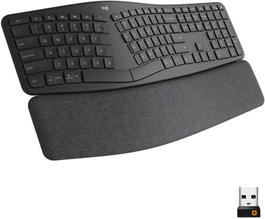 Logitech Ergo K860 Wireless Ergonomic Keyboard with Wrist Rest and MX Ergo