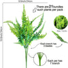 AUMVEYI 20 Bundles Artificial Boston Ferns Plants
