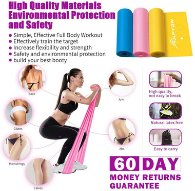 Resistance Bands Set, Exercise Bands for Physical Therapy