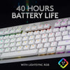Logitech G915 TKL White Tactile Tenkeyless Lightspeed Wireless RGB Keyboard