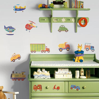 Transportation Peel and Stick Wall Decals