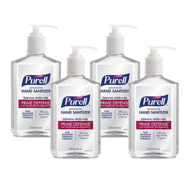 PURELL Prime Defense Advanced Hand Sanitizer,(Pack of 4)