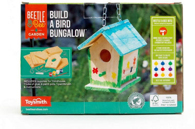 Toysmith Beetle & Bee, Build A Bird Bungalow DIY Kids