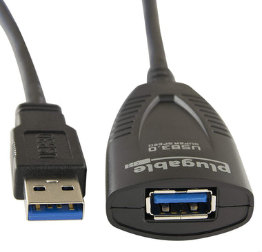 Plugable 5 Meter (16 Foot) USB 3.0 Active Extension Cable
