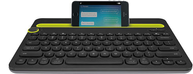 Logitech Bluetooth Multi-Device Keyboard K480 – Black – Works with Windows