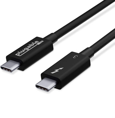 Plugable Thunderbolt 3 Cable 40Gbps Supports 60W Charging