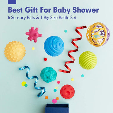 Baby Toys 3-6 Months Sensory Balls Multiple Textured