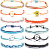 choice of all Summer String Wave Bracelets Adjustable Friendship Strand Bracelet