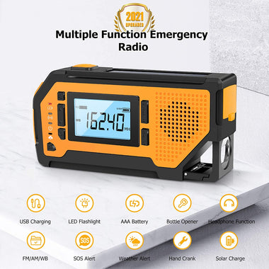 Emergency Solar Hand- Aiworth AM/FM/NOAA Weather Radio