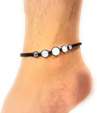 Infinityee888 Opal Moonstone Anklet Bracelet