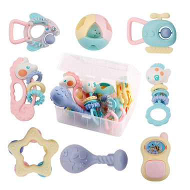 WISHTIME Baby Rattles Teether Baby Toys
