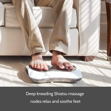 Shiatsu Deluxe Foot Massager with Heat 4 Rotational Heads