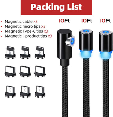 Magnetic Charging cable, Ankndo USB Magnetic Cable