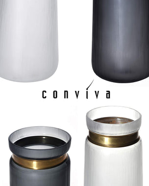 CONVIVA Glass Vases for Home Decor