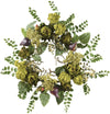 Nearly Natural Artichoke Floral Wreath