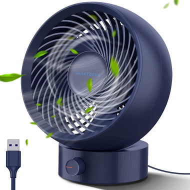 SmartDevil USB Desk Fan, Small Personal Desktop Table Fan