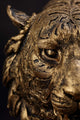 LOOYAR Resin Tiger Head Statue  Ornament