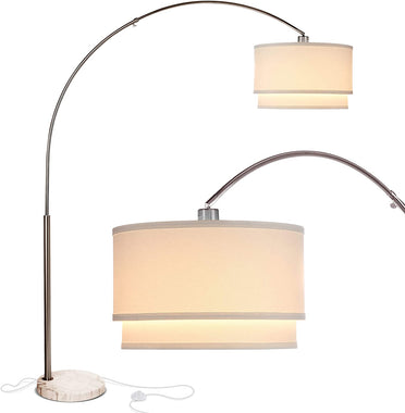 Brightech Mason - Arc Floor Lamp with Hanging Drum