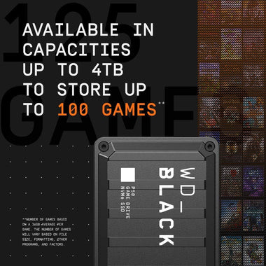 WD_Black 2TB P50 Game Drive Portable External SSD