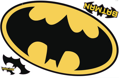 Batman Logo Dry Erase Peel And Stick Giant Wall Decals