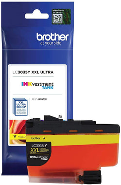 Brother Genuine LC3035Y, Single Pack Ultra High-Yield Yellow INKvestment