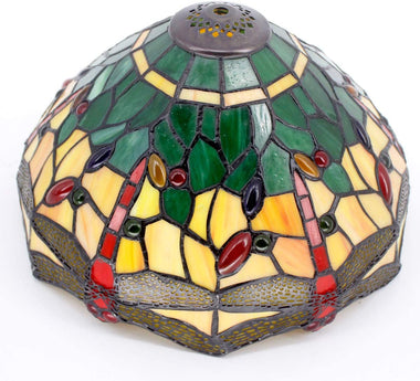 Tiffany Stained Glass Shade Table Lamp