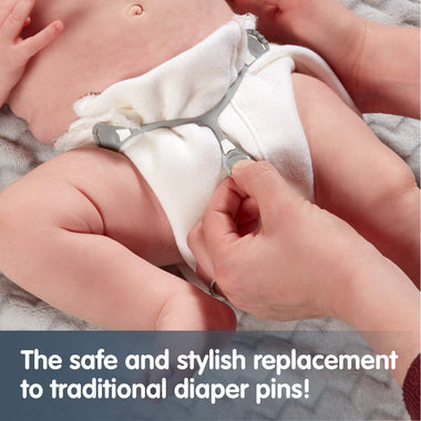 Snappi Cloth Diaper Fasteners (5-Pack) -Replaces Diaper Pins