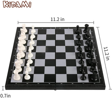 KIDAMI Magnetic Folding Travel Chess Set